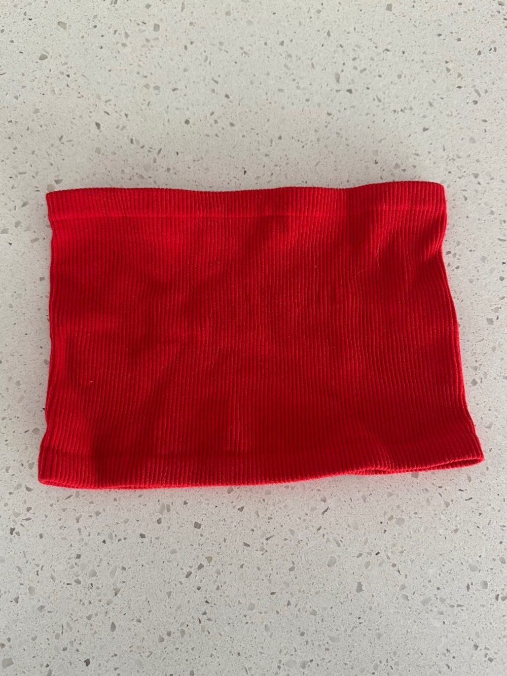 Free people red bandeau tube top